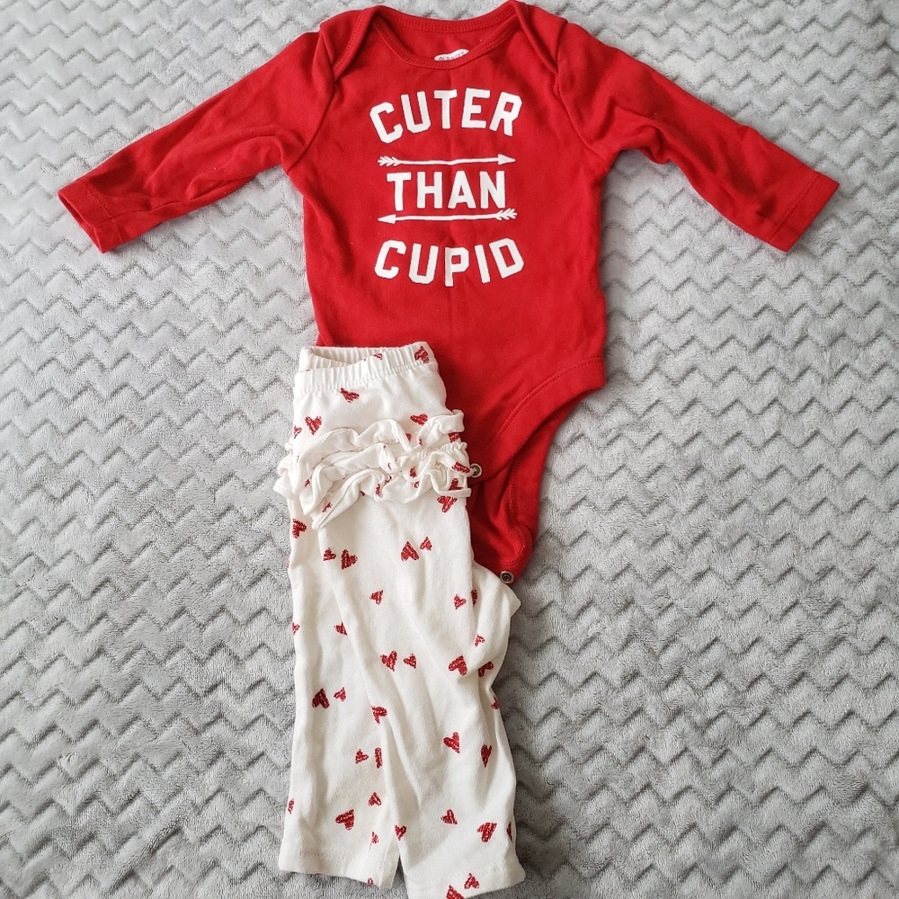 Baby Girls Valentine's Day Set